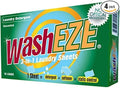WashEZE 3 in 1 Laundry Detergent Sheets Unscented 40 count with Fabric Softener Fragrance and Phosphate Free- More efficient than pods pacs powders or liquids