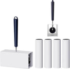 Lint Roller for Pet Hair Extra Sticky, 6.3'' Lint Remover with 240 Sheets, Large Surface Sticky Rollers for Clothes Furniture Dog Cat Hair (1 Roller + 240 Sheets)