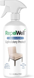 Eco-Friendly Upholstery Protect Stain & Water Repellent Spray 24oz – Non-Toxic, Pet-Safe Formula for Fabric, Leather, & Suede – Long-Lasting Stain Guard Keeps Furniture Clean & New