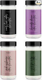 "Hotel" Carpet Powder For Vacuuming Bundle - 4-Pack - Noir Luxe, Lavender Dreams, Pink Cashmere, White Tea & Fig - For Home, Vaccuuming Upholstery, Pet Urine, Dog Bed/Cat Litter Box