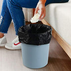 4 Gallons Small Drawstring Garbage Bags, Black Garbage Bags, 108 Counts