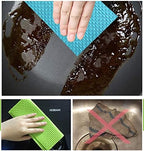 Reusable Cleaning Cellulose Sponge Cloths Absorbent Wipes Clean Kitchen Car Dish Eco-Friendly Dishcloth Hand Towel Auto - 1pack (5pcs) - Non Vacuum