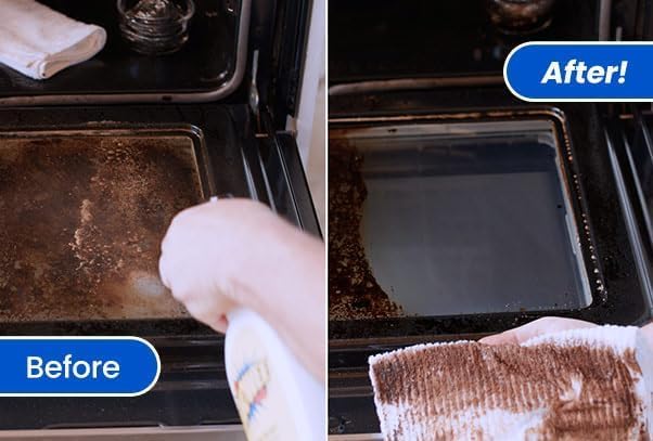 Wowee 8 fl oz Concentrated Heavy Duty Degreaser – All-Purpose Cleaner for Kitchen & Outdoor Use – Includes Empty Spray Bottle for Mixing – Powerful Grease & Grime Remover for Home, Garage, BBQ