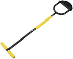 Manual Lawn Edger with Steel Blade T-Handle & Wide Pedal - Garden Path Edging & Trimming Tool for Sidewalks with Comfort Sponge Cover