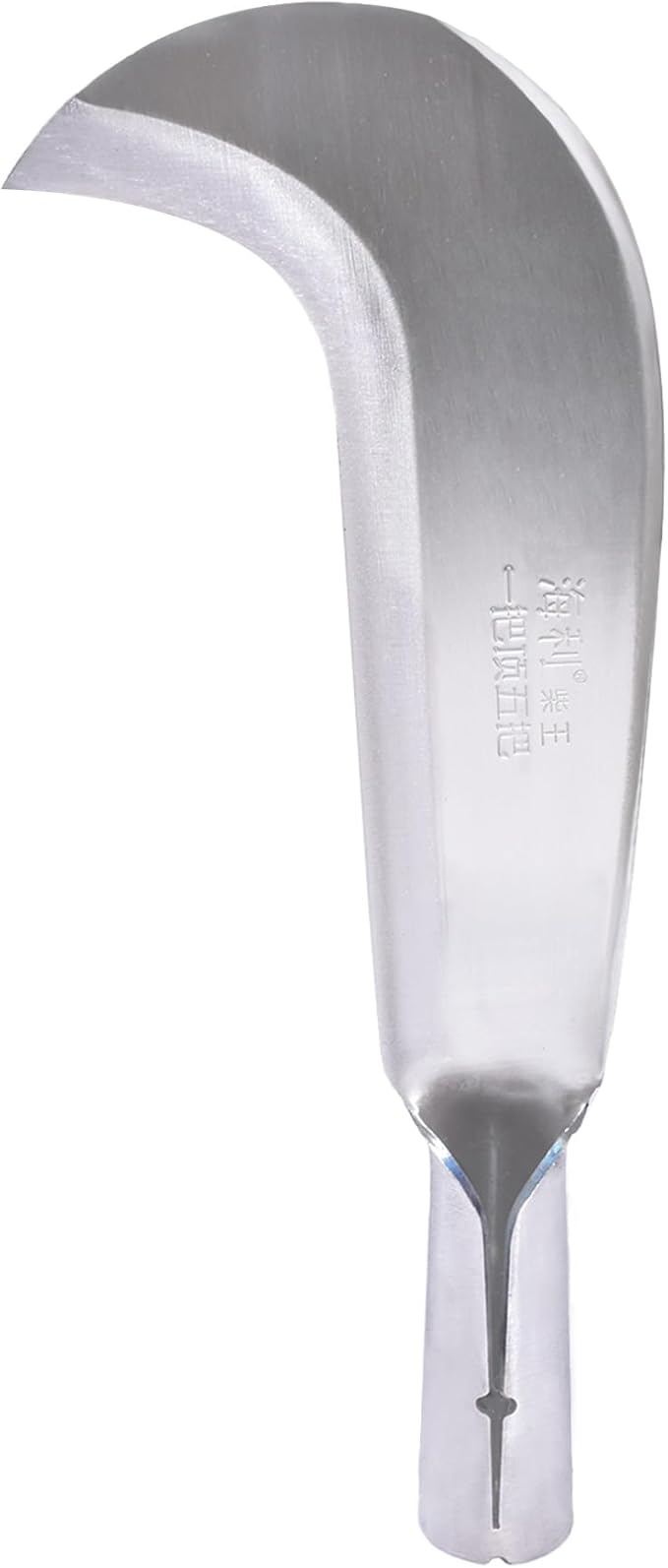 1pce 360mm/14.17in Stainless Steel Scimitar Billhook Brush Clearing Sickle for Grass,Weeding Tools for Garden,Curved Sawtooth Sickle,Machete Axe for Cutting Trees,Steel Blade Knife in Hand
