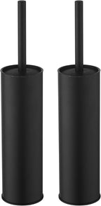 Toilet Brush and Holder,Stainless Steel Toilet Brushes for Bathroom with Holder 2pack