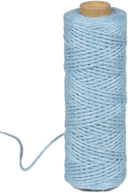 2mm 328ft Colored Natural Jute Twine String for Gift Wrapping Craft Baker Plant Christmas Ribbon Twine Handmade Arts Decoration Thin Packing String Home Decor