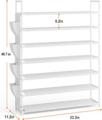 OYREL Shoe Rack 7 Tier Shoe Organizer Shoe Storage 28-35Pairs Shoe Rack for Closet Shoe Rack Organizer Entryway Shoe Holder Space Saving Shoe Shelf Shoe Stand Large Tall Shoe Tower Garage