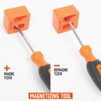 Amartisan 175-piece Magnetic Screwdrivers Set Plastic Racking, DIY Tools Set Tools for Men Tools Gift, Includs Precision screwdriver, Magnetizer, Key Set, Nut Driver and Bit Set