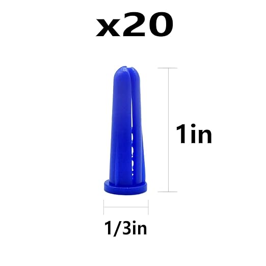 (274 pcs) Plastic Drywall Wall Anchors Kit with Screws， Concrete Screw kit Wall Anchor Set Suitable for Brick and Cement Walls