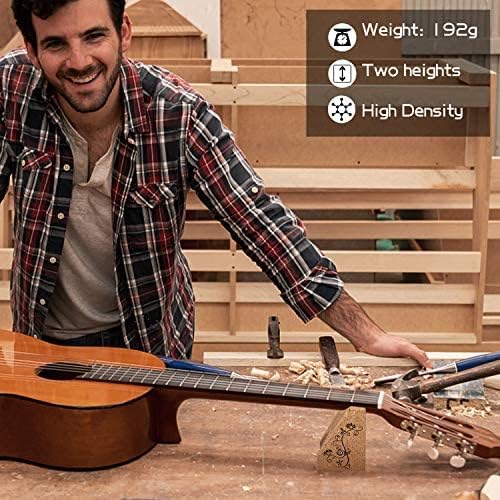 Hricane Guitar Neck Rest,Guitar Neck Support Pillow-Two Angles Guitar Neck Cradle,String Instrument Repair Kit for Guitar Workstation, Ukuleles, Violins, Banjos, Mandolins