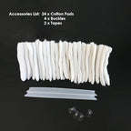 Replacement Accessories for MIFXIN Magnetic Double-Sided Window Cleaner Glass Wiper Double Glazed Windows 15-24mm Thickness Magnetic Cleaning Tool (Only Accessories)