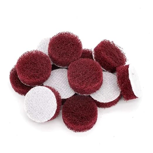 60 PCS 1 Inch 25mm 240-800 Grit Multi-Purpose Flocking Scouring Pad Duty Nylon Cloth for Polishing & Grinding,240