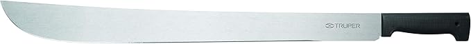 TRUPER T-460-14B Black Handle Machetes, Rivetless 14" (36cm)