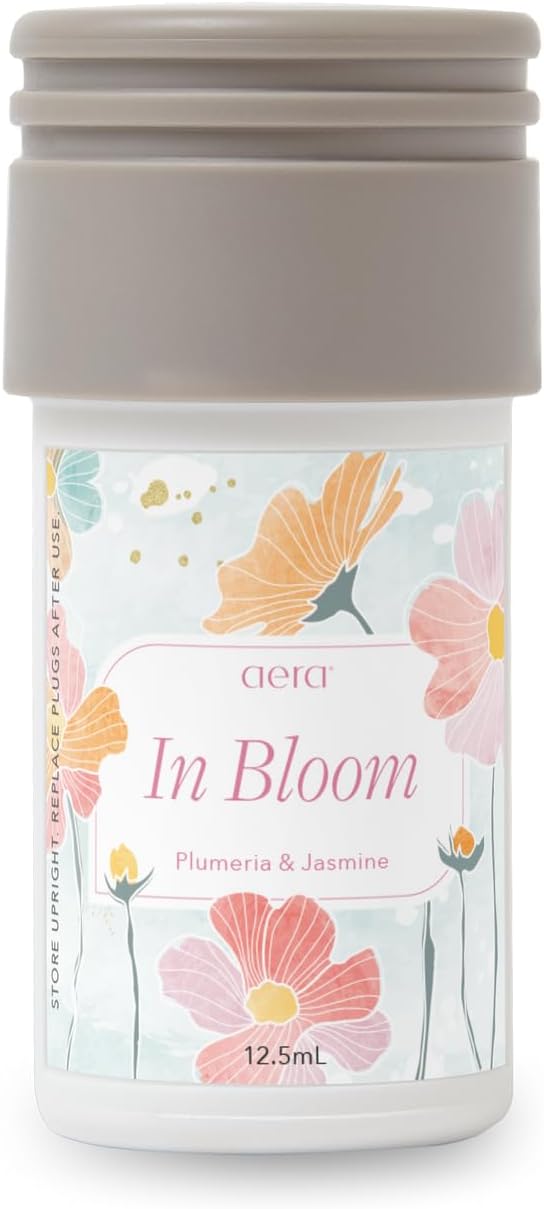 AERA Mini In Bloom Home Fragrance Scent Refill - Notes of Plumeria and Jasmine - Works with Aera Mini Diffuser, Mini Scent Capsule Size - Limited Edition