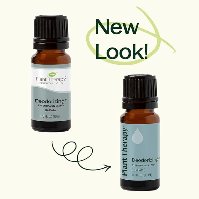 Plant Therapy Deodorizing Essential Oil Blend 30 mL (1 oz) 100% Pure, Undiluted, Therapeutic Grade