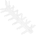 6-Tier Plastic Sunglasses Display Rack Eyewear Organizer Stand Multi-Layer Storage Holder for Desk and Home Use