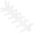 6-Tier Plastic Sunglasses Display Rack Eyewear Organizer Stand Multi-Layer Storage Holder for Desk and Home Use