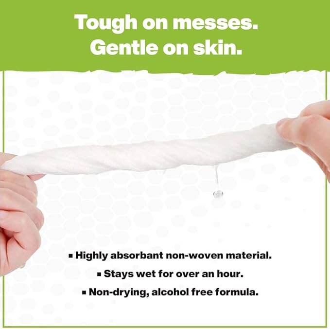 Crocodile Cloth Outdoor Cleaning Wipes – 8 Packs/640 Total Count Plant-Based Cloths (15"x10"), Skin Safe, Pre-Moistened, Aloe & Vitamin E Infused, Large, Absorbent, Multi-Surface Disposable Wipes