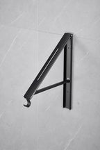 2 Pack Super Thin Retractable Clothes Rack, Laundry Space Saver Wall Mounted Foldable Clothes Drying Rack Black