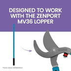 Zenport MV36/412 Replacement Handles for Lopper - 3 Pack