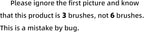 Hard Bristle Crevice Cleaning Brush - Home Cleaning Tools, Multi-Purpose Crevice Supplies for Kitchen, Bathroom, Toilet, Window, Vehicle, Faucets, Grout, Home (3, Black)
