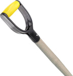 2 Pcs Plastic Shovel D Grip Handle, 32mm / 1.26" Inner Diameter Spade, for Digging Raking Tools, Yellow