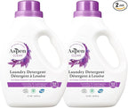 AspenClean Natural Laundry Detergent Lavender & Lemongrass - 100% Natural, Organic, HE Liquid Laundry Detergent - Vegan, Cruelty-Free, Biodegradable - Safe for Babies, Pets & Kids - EWG Certified (2