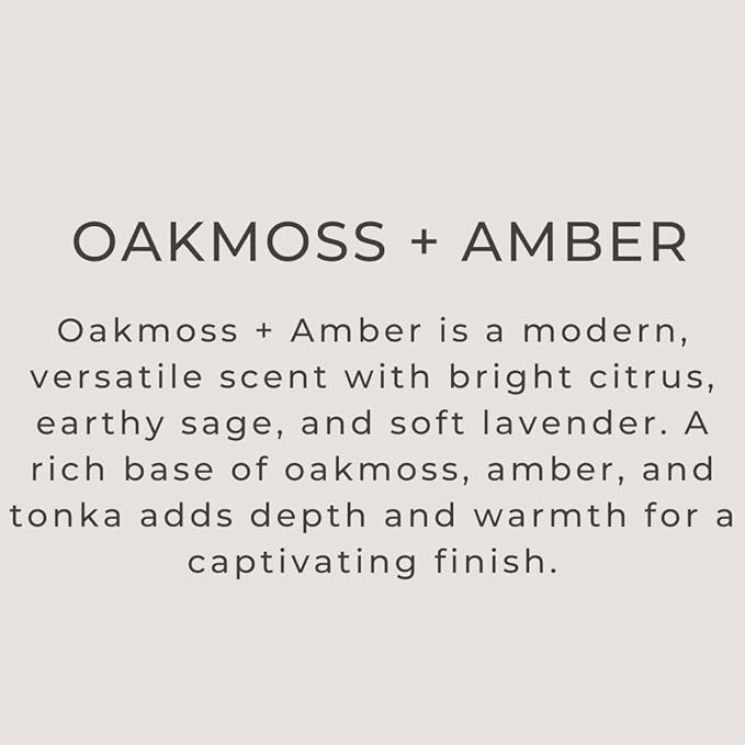 River Birch Oakmoss + Amber Scented Linen and Room Spray | Home Fragrance | 4 oz Glass Amber Bottle | Luxury Signature Scent | Handmade in Texas