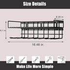 AZERPIAN Tool Organizer Heavy Duty Power Wall Mount for Drill and Cordless Tools Heavy Duty Rack for Garage Organization Workshop Pegboard (1 Layers 4 Slots)