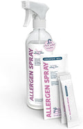 Allergen Spray, Pets, Dust Allergies & More, Air & Surface Control, Just Add Water, Bottle Plus Two Refills, Over 100oz Total