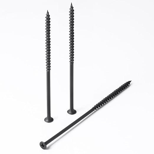 (15 pounds 5770 pcs)#8X3/4 Black Fastener Drywall Screws-Phillips with coarse Threaded tip, Black, Suitable for Drywall Slate, Wood, etc.