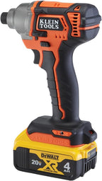 Klein Tools BAT20CD 20V Battery-Operated 1/4-Inch Impact Driver, Compact Design for Excellent Control in Tight Spaces (Tool Only)