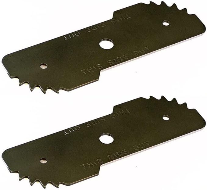 243801-00 2-Pack Edger Blades Replace for EB-007AL EB-007 243801-00 243801-02 40-519 243797-00 Fit for Black and Decker Craftsman LE750 Edge 2-in-1 Landscape Edger CMEED400