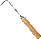 tBesme Crack Weeder Crevice Weeding Tool | Stainless Steel L-Shape Single-Claw Hook | Crevice Weed Remover | Patio Crack Weeder