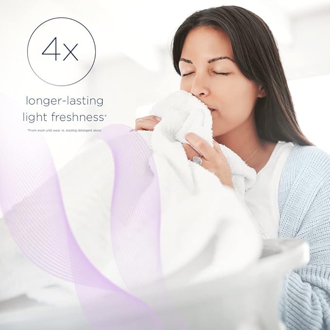 Downy Light Laundry Scent Booster Beads, White Lavender Scent, 18.2 OZ, In-wash fabric beads designed to be gentle with a light boost of scent, No Heavy Perfumes