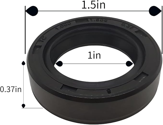 ZHLXH's 2 pk Wheel Axle Oil Seal for Troy Bilt Horse Tillers Replace 921-04031 9621 GW-9601