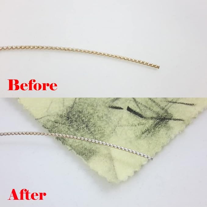 Sunshine 1 Polishing Cloths Jewelry Cleaner Tube Silver Brass Gold Copper