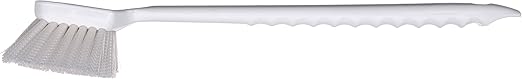 SPARTA Utility Scrub Brush with Polyester Bristles 20" x 3" - White