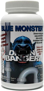Set of 4 Blue Monster Drain Banger Drain Cleaner