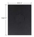 WallPeg Made in USA Pegboard Panels Garage Organization - Wall Storage Kit (PB-2 B) (2) ea - 24" x 16" Peg Board Tool Organizer Panel Set - Garage Organizer Kit