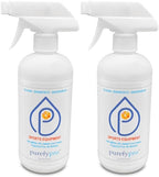 Purefypro Sports Equipment Disinfectant Spray (16oz, 2pk) Kills 99.9999% MRSA, HIV, Athlete Foot Fungus, Virus, Fungi. No Residue. Great For Sports Pads, Yoga Mats, Shoes, Boxing Gloves, Gym Equipment