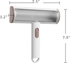 Pet Hair Remover & Lint Roller- Remove Cat/Dog Hair from Car Interiors, Furniture, Couch, Carpet and Bedding - Reusable & Washable Animal Fur Removal Tool for Pet Owners (Brown & White)