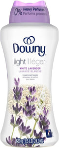 Downy Light Laundry Scent Booster Beads for Washer, White Lavender Scent, 13.4 oz, with No Heavy Perfumes