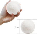 Wool Dryer Balls XL 8 Pack, Natural Fabric Softener 100% Organic Premium Wool to Core, Baby Safe & Chemical Free, No Fillers, Anti Static, Lint Free