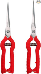 2pack Zsling Extra Long Edge Stainless Steel Pruning Shears Fruit Trees Bonsai Sharp Garden Scissors Tool
