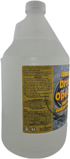 Quality Chemical Fumeless Drain Opener - Fast Acting Clog Remover and Declogger - Professional Strength - for Bathtub, Kitchen Sink, Drano, Hair Clog Remover - Drain Cleaner 128 oz (Pack of 1)