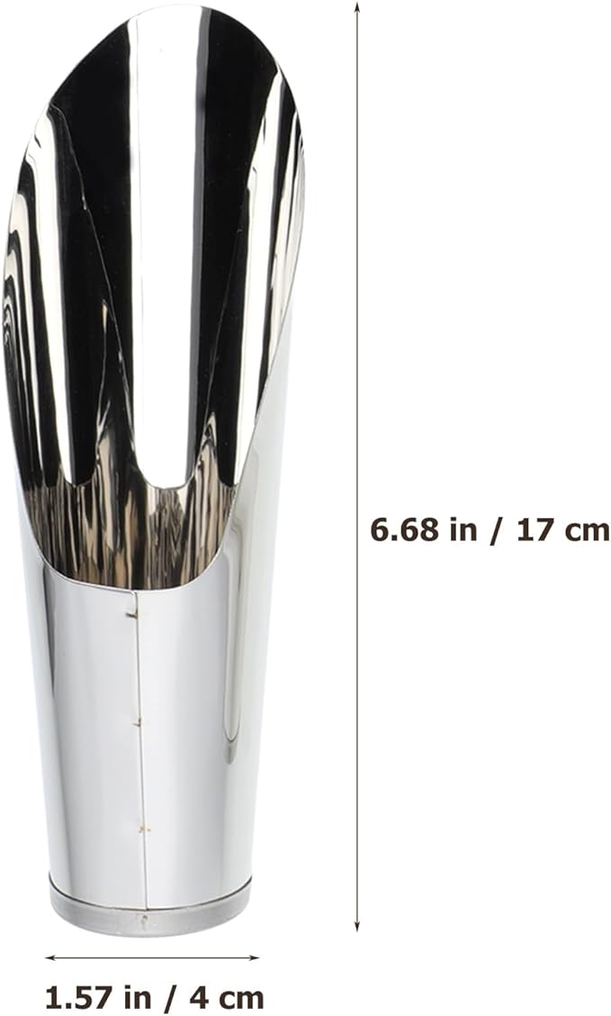 YARNOW Bonsai Soil Scoop Metal: Stainless Steel Garden Hand Soil Scooper Bucket Shovel Potted Succulent Plant Transplanting Shovel Spoon Bonsai Tool Kit Gardening Tool
