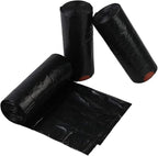 4 Gallons Small Drawstring Garbage Bags, Black Garbage Bags, 108 Counts