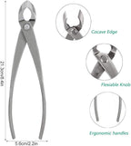 MAVIS LAVEN Branch Cutter 8inch Concave Cutter Bonsai Tools Carbon Steel Gardening Shears Scissors Tools